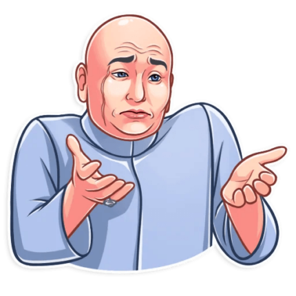 dr evil funny tv show sticker 7