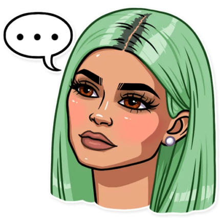 kardashian family_celebrity sticker 10