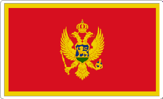 Montenegro Flag Sticker
