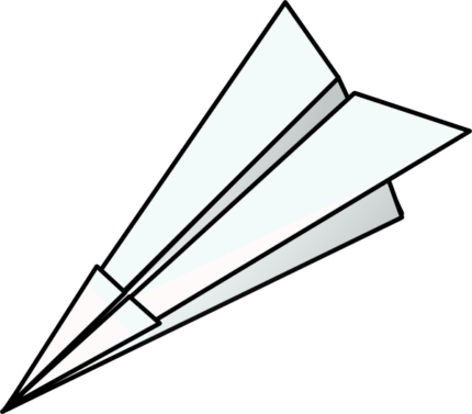 Paper Plane Sticker