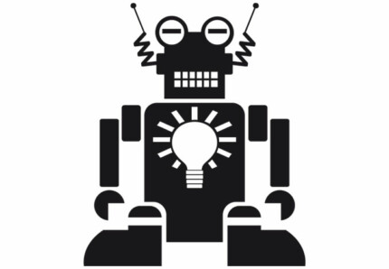 Robot Die Cut Decal 4
