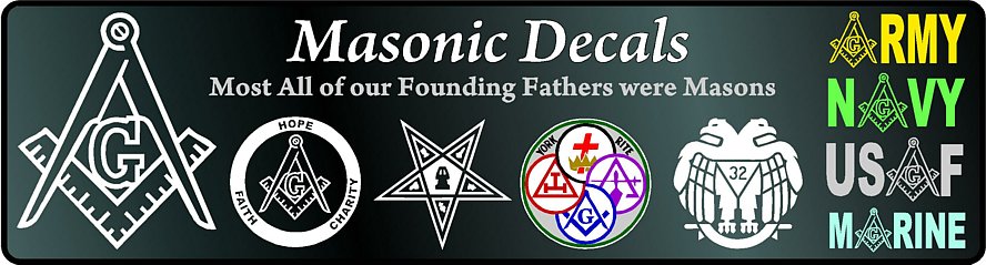 Masonic Decals Masonic Decals